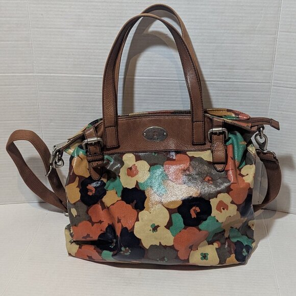 Fossil Key Per Floral Shoulder Bag Vintage Retro Y2K - Picture 2 of 12